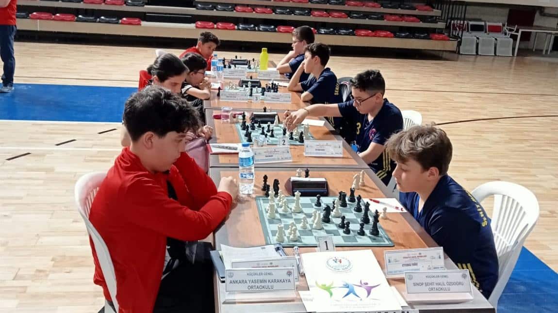 Okul Satranç Takımımız Türkiye Şampiyonası Yarı Final Müsabakalarına Galibiyetle Devam Ediyor 